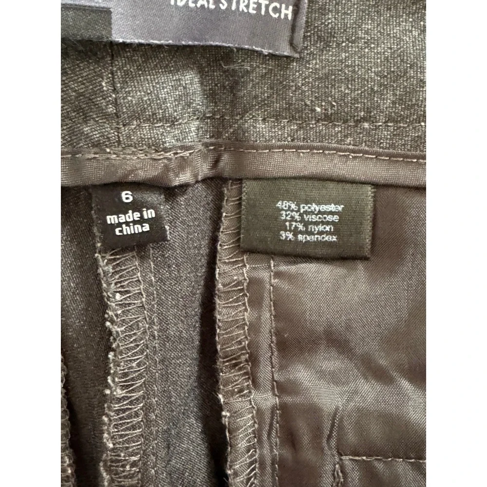 The Limited Ideal Stretch Pants Women 6 Gray Slim Leg Business Casual Trousers - Picture 9 of 12